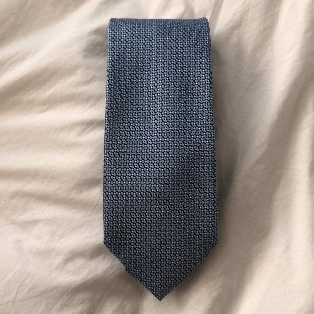 Blue Silk Tie / Ermenegildo Zegna